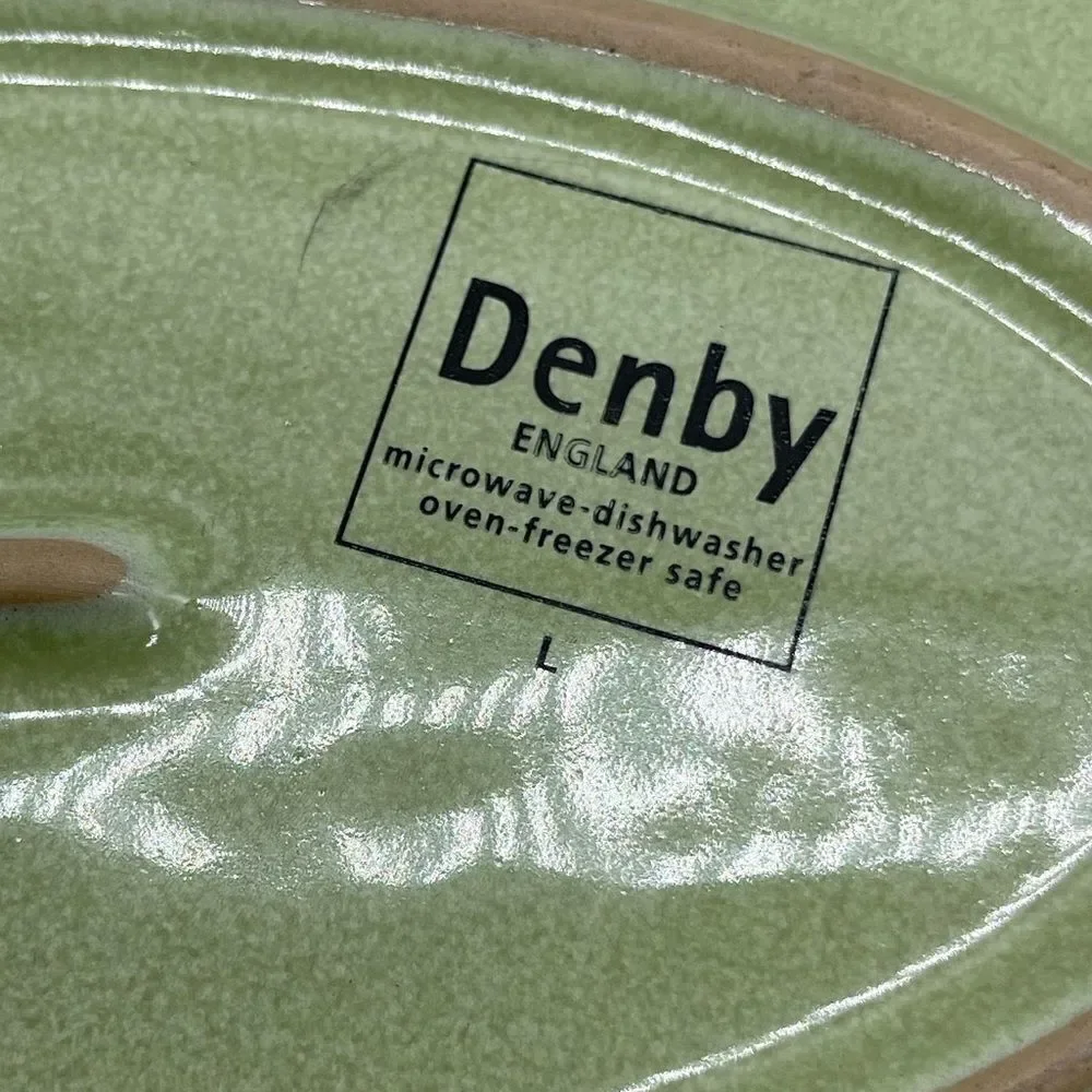 Denby of England Denby Juice Apply Green Serving Platter 14.5 x 11